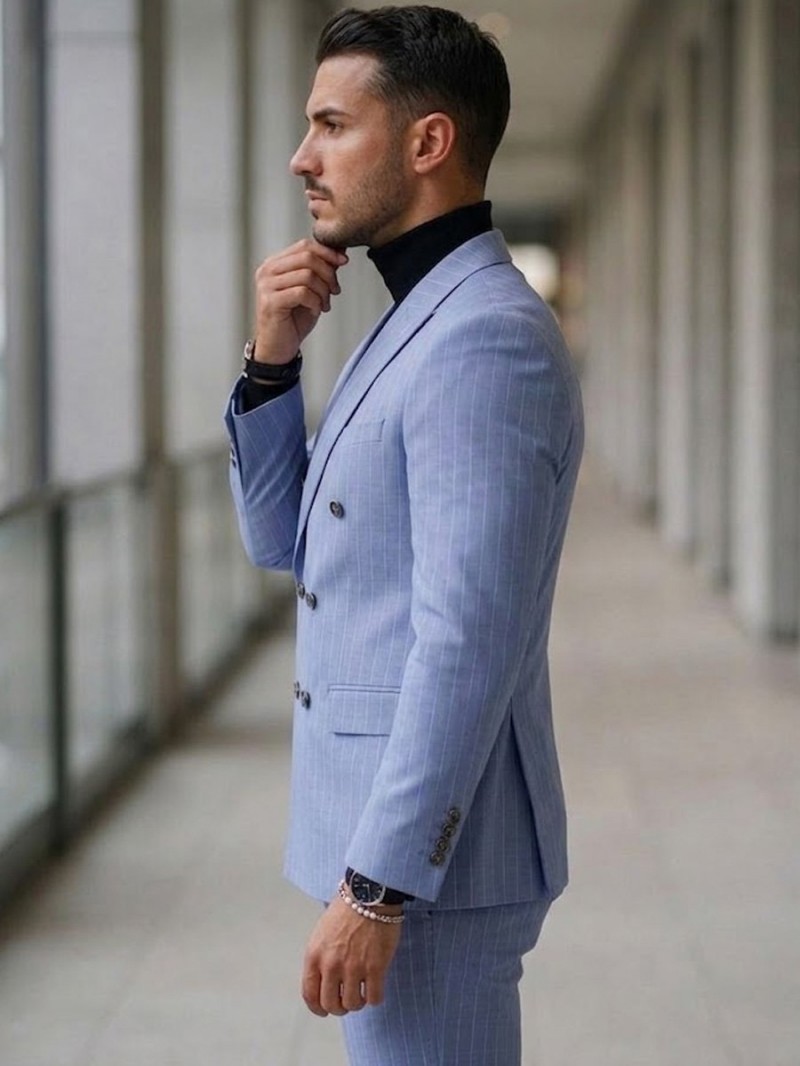 Mavi Çizgili Krovoze Takım