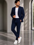 SLİMFİT LACİVERT GOFLE TAKIM ELBİSE GFL-2621 SLİMFİT LACİVERT GOFLE TAKIM ELBİSE GFL-2621