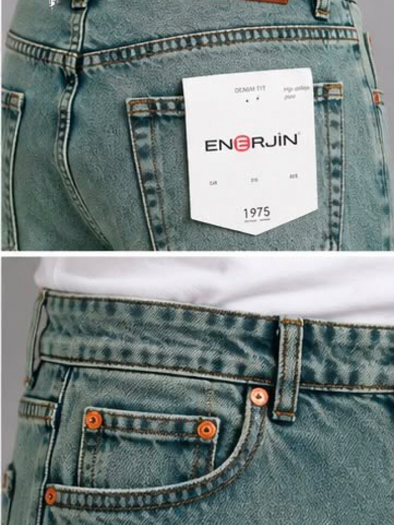 ENERJİ JEAN SU YEŞİLİ GRİ 7969