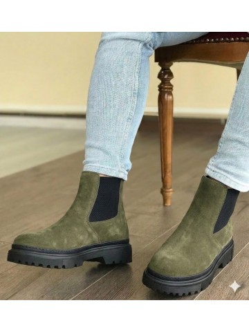 OLD-112 Haki Yeşil Kışlık Bot