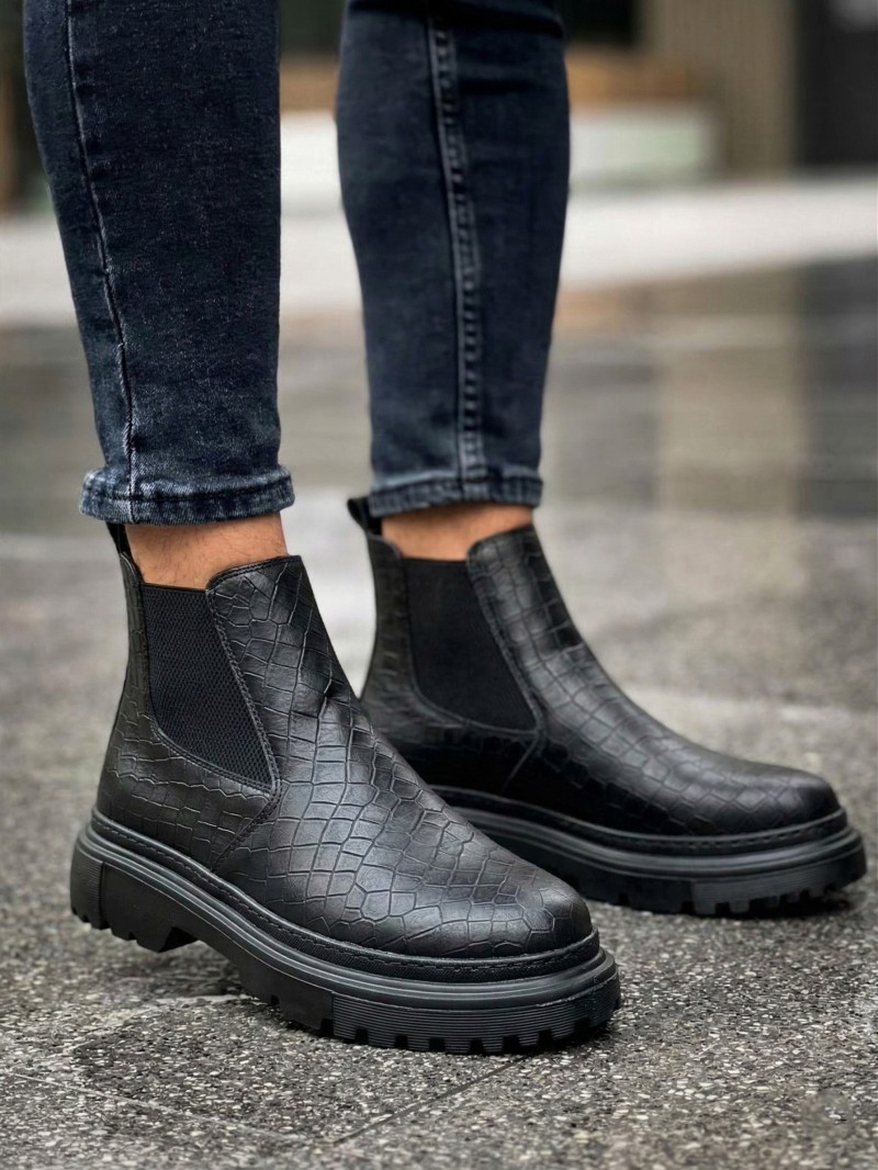 OLD-120 Desenli Kışlık Bot