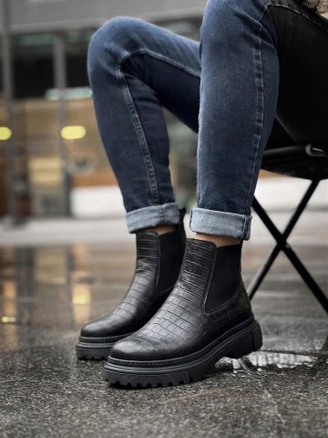 OLD-120 Desenli Kışlık Bot