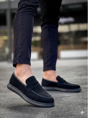 OLD-1500 Siyah Süet Detaylı