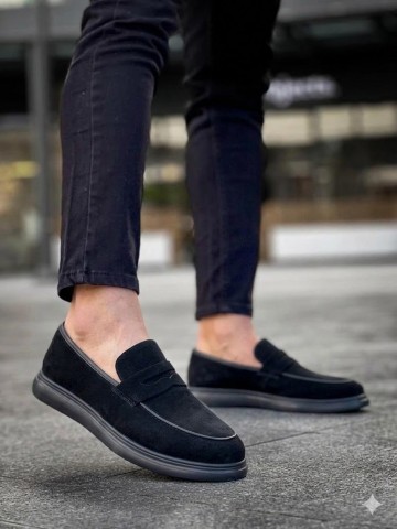 OLD-1500 Siyah Süet Detaylı