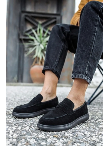 OLD-1500 Siyah Süet Detaylı