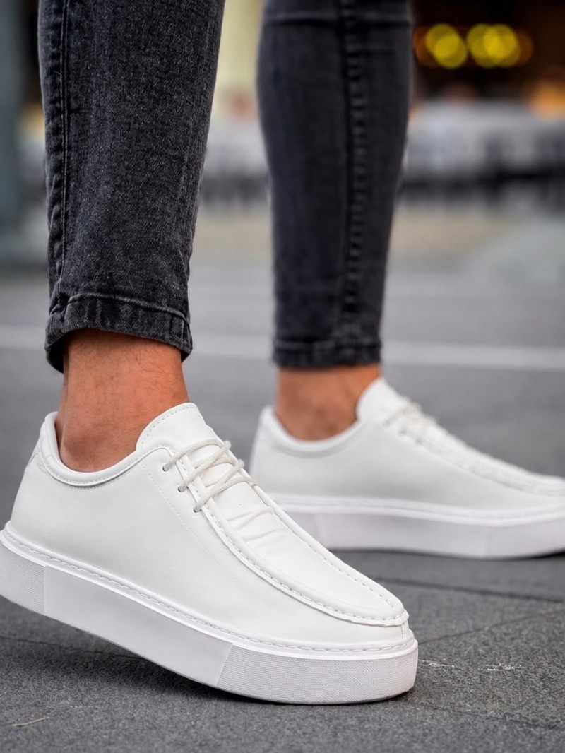 OLD-5081 LOAFER  BEYAZ SPOR MODEL