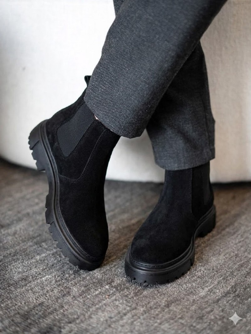 OLD-210 Siyah Süet EvA Taban