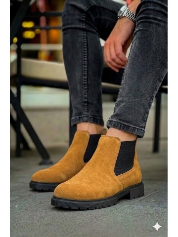 OLD-232 Taba Süet Siyah Taban