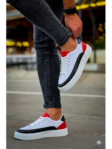 OLD-5001 Kırmızı Beyaz Siyah