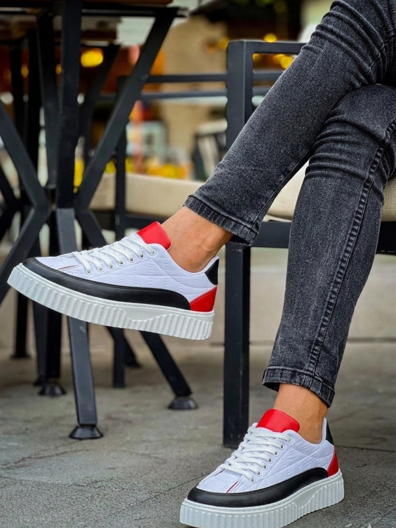 OLD-5001 Kırmızı Beyaz Siyah