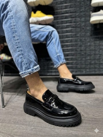 OLD-5001 Toklaı Siyah Rugan