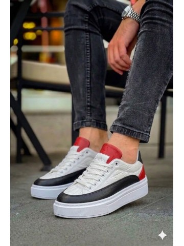 OLD-5001 Zenne Kırmızı Siyah Beyaz