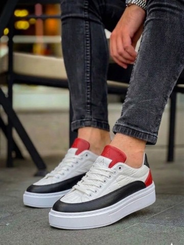 OLD-5001 Zenne Kırmızı Siyah Beyaz