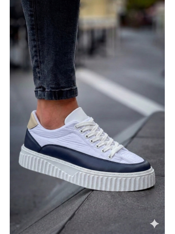 OLD-5002 Krem Beyaz Lacivert