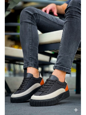 OLD-5005 Siyah Turuncu Krem