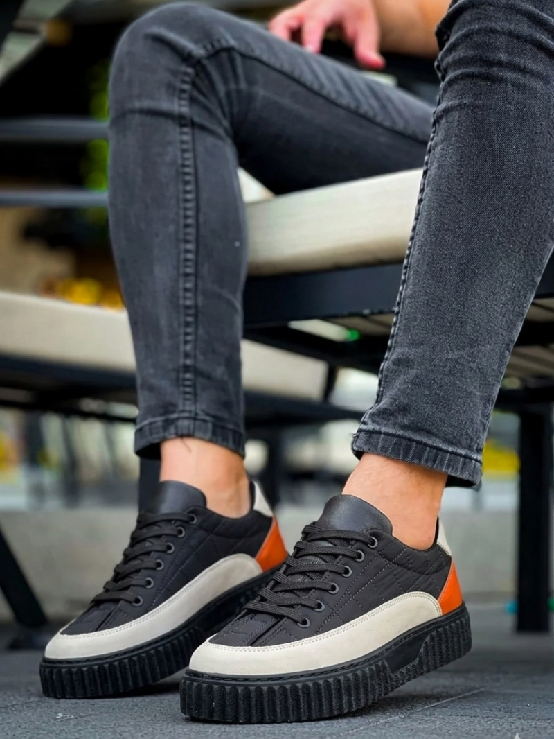 OLD-5005 Siyah Turuncu Krem