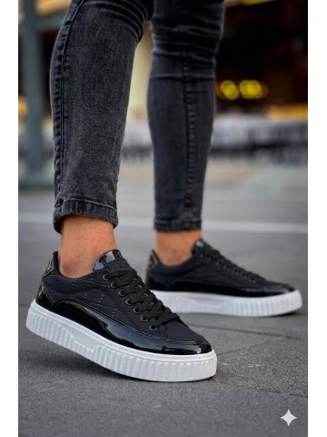 OLD-5009 Siyah Beyaz Rugan