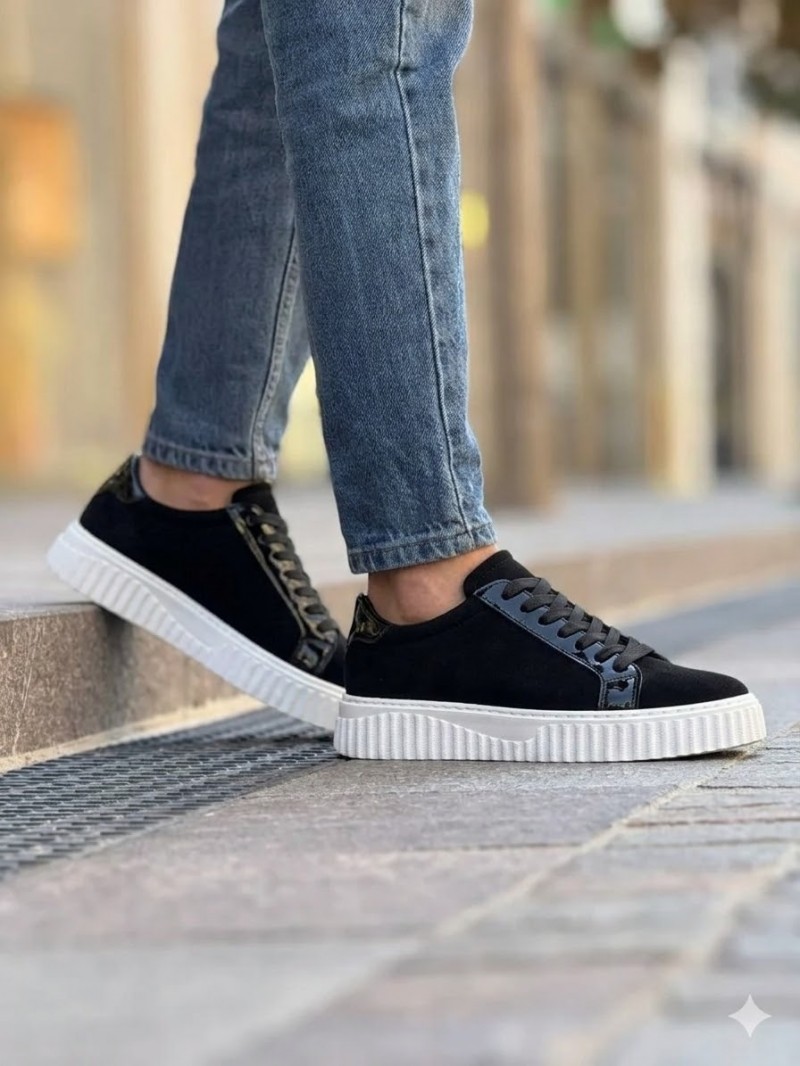 OLD-5041 Siyah Süet Taban