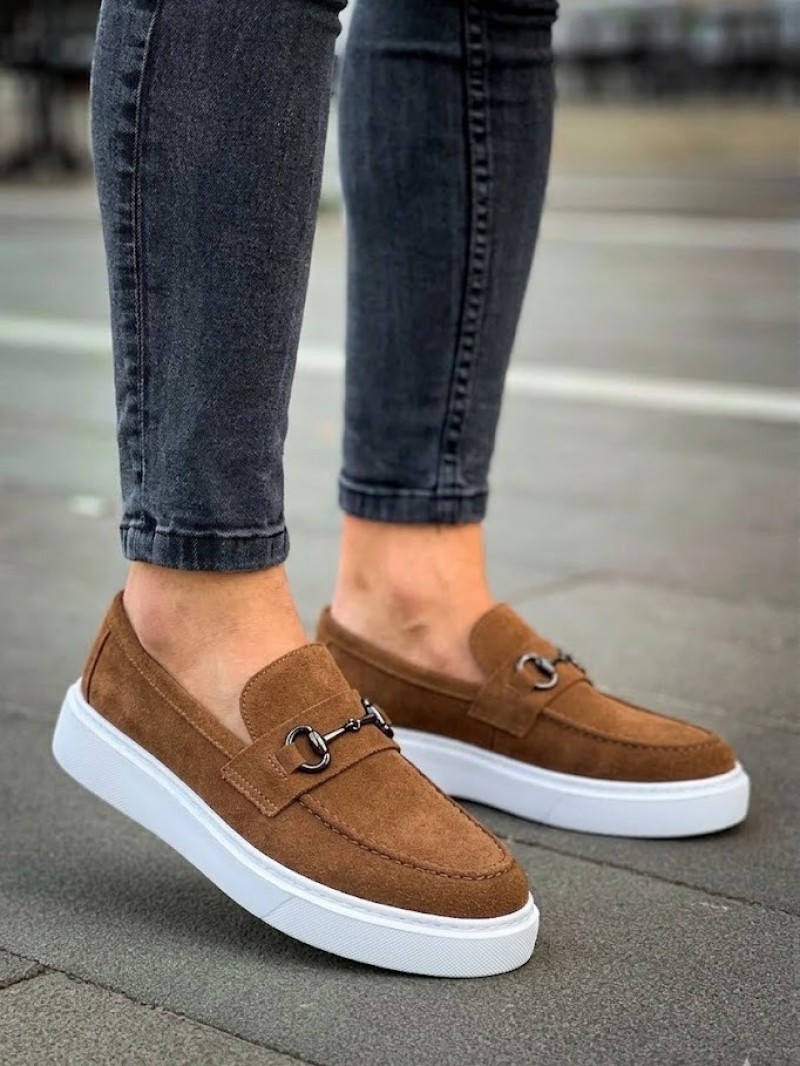 OLD-5406 Süet Kahverengi Demir Toka