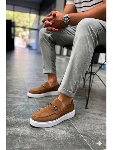 OLD-5406 Süet Kahverengi Demir Toka