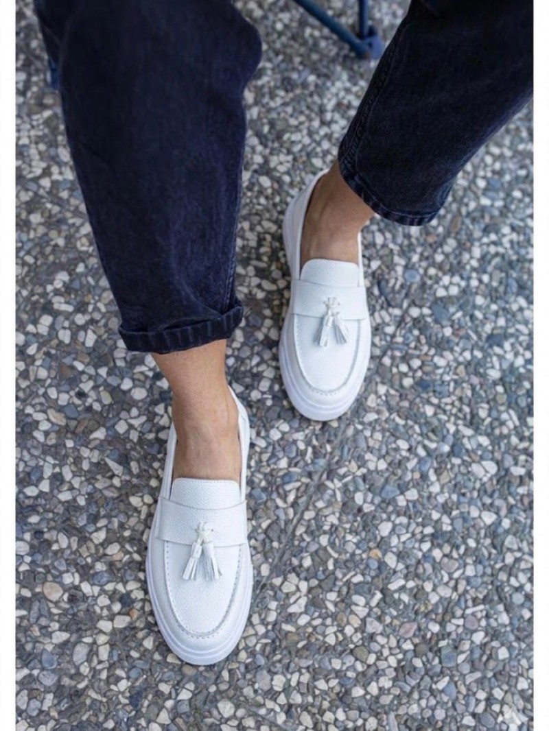 OLD-5107 Siyah Deri Püsküllü