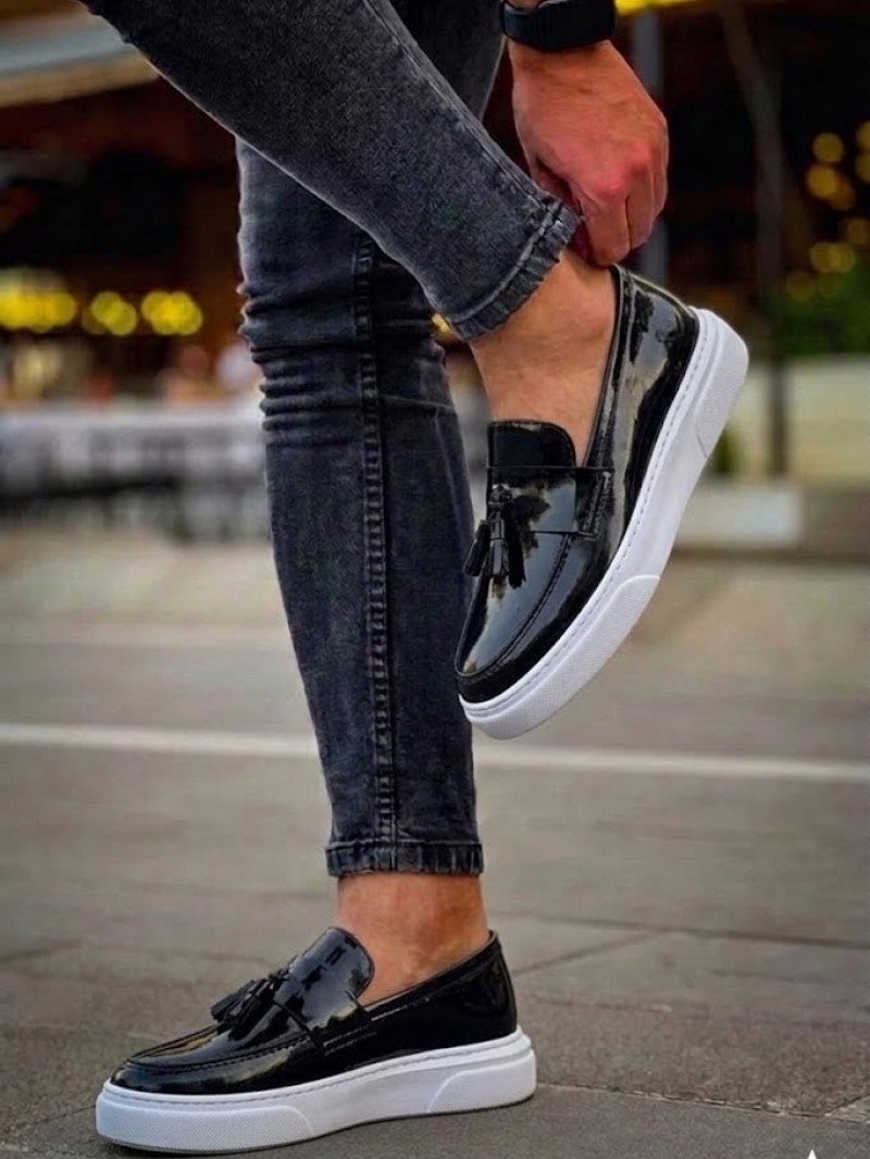 OLD-5108 Siyah Rugan Püsküllü