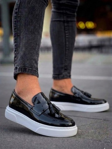 OLD-5108 Siyah Rugan Püsküllü