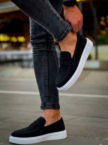 OLD-5301 Siyah Süet