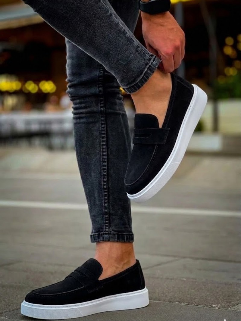 OLD-5301 Siyah Süet