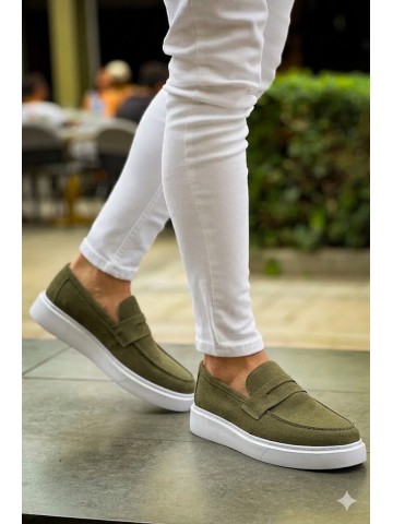 OLD-5303 Süet Haki Yeşil