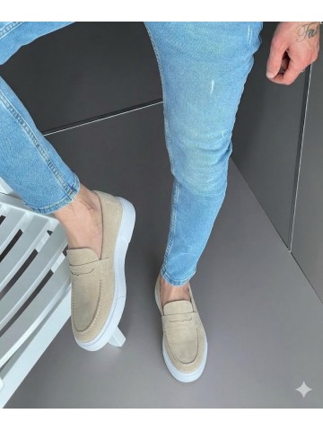 OLD-5305 Süet Kum Bej