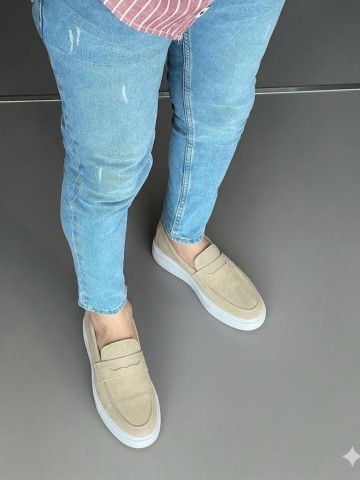 OLD-5305 Süet Kum Bej