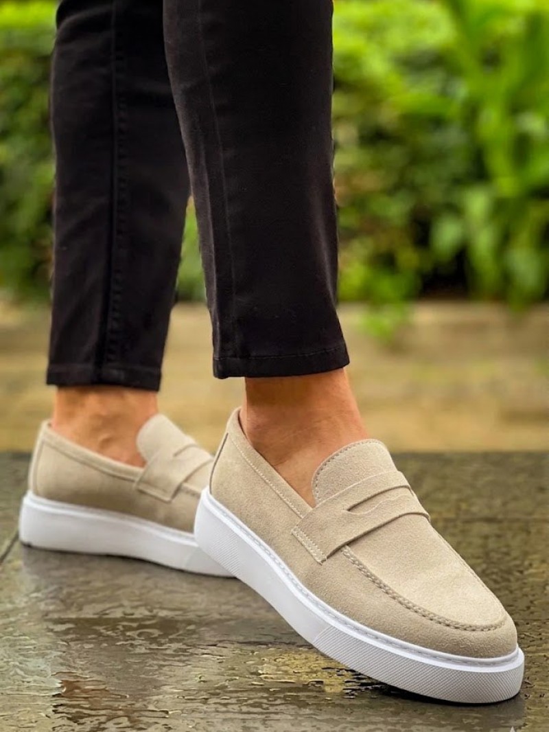 OLD-5305 Süet Kum Bej