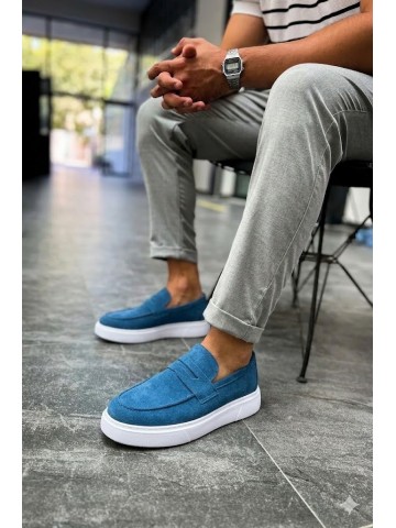 OLD-5308 Süet Gök Mavisi