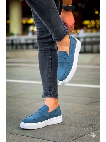 OLD-5308 Süet Gök Mavisi