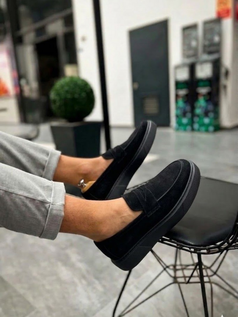 OLD-5309 Süet Koyu Taba