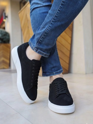 OLD-6005 Beyaz süet  Deri lüfer