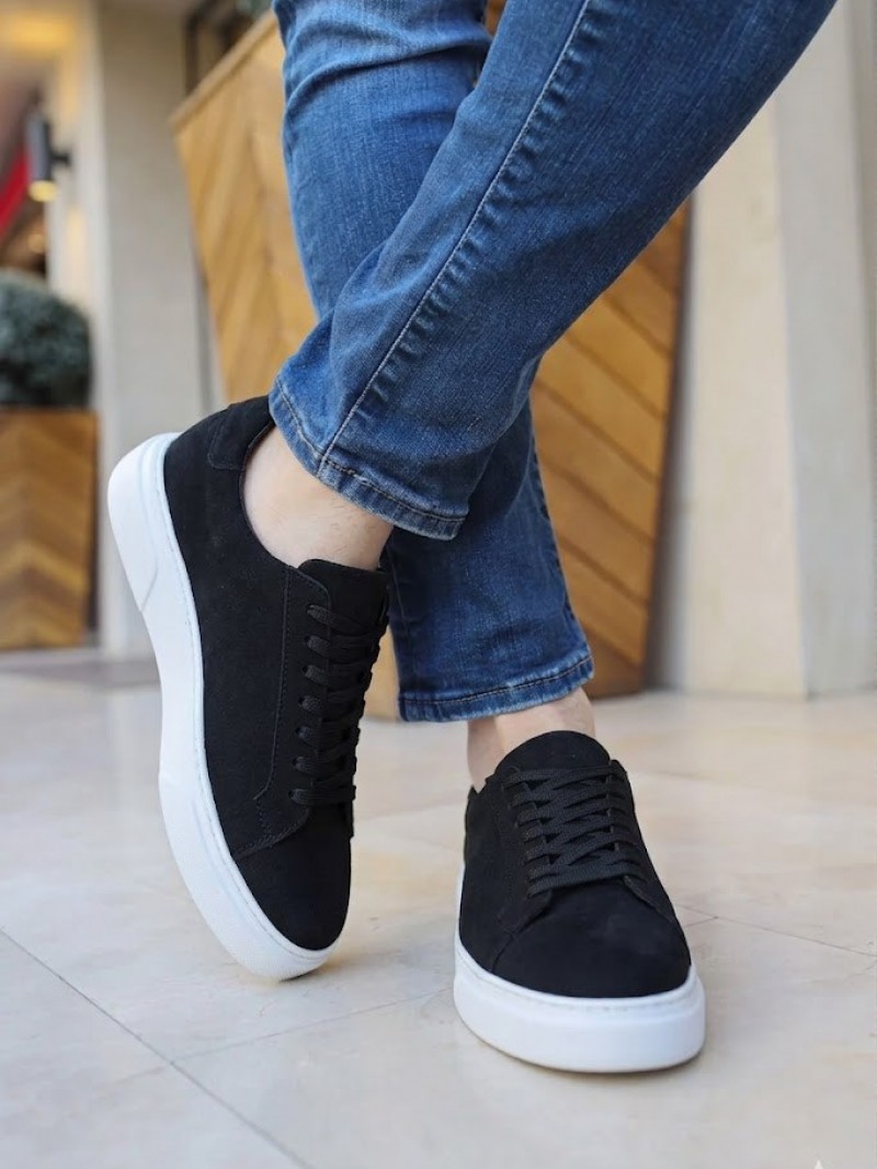 OLD-6005Beyaz süet  Deri lüfer