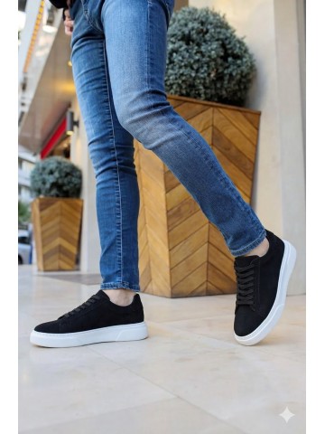 OLD-6005 Beyaz süet  Deri lüfer