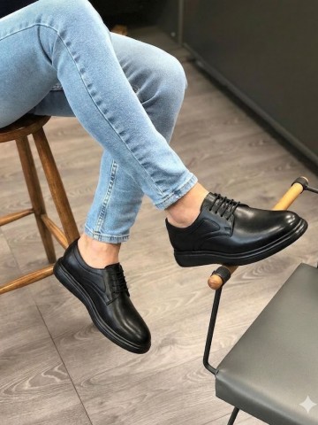 OLD-7002 Siyah Mat Deri