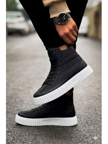 OLD-8108 Siyah Beyaz Paraşüt Kumaş