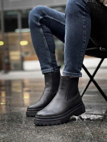 OLD-101 Siyah Cilt Kışlık Taban