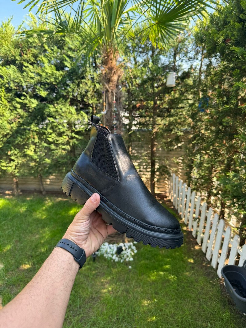 OLD-101 Siyah Cilt Kışlık Taban