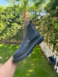 OLD-102 Siyah Mat Cilt Kışlık Bot