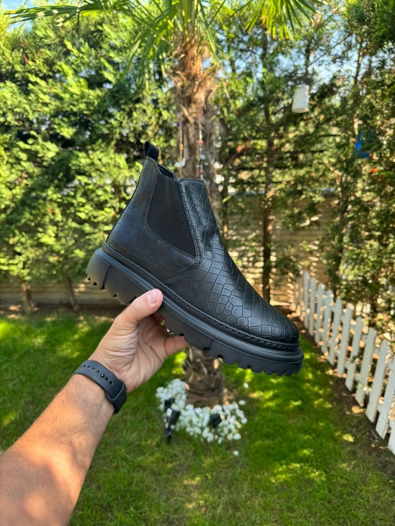 OLD-120 Desenli Kışlık Bot