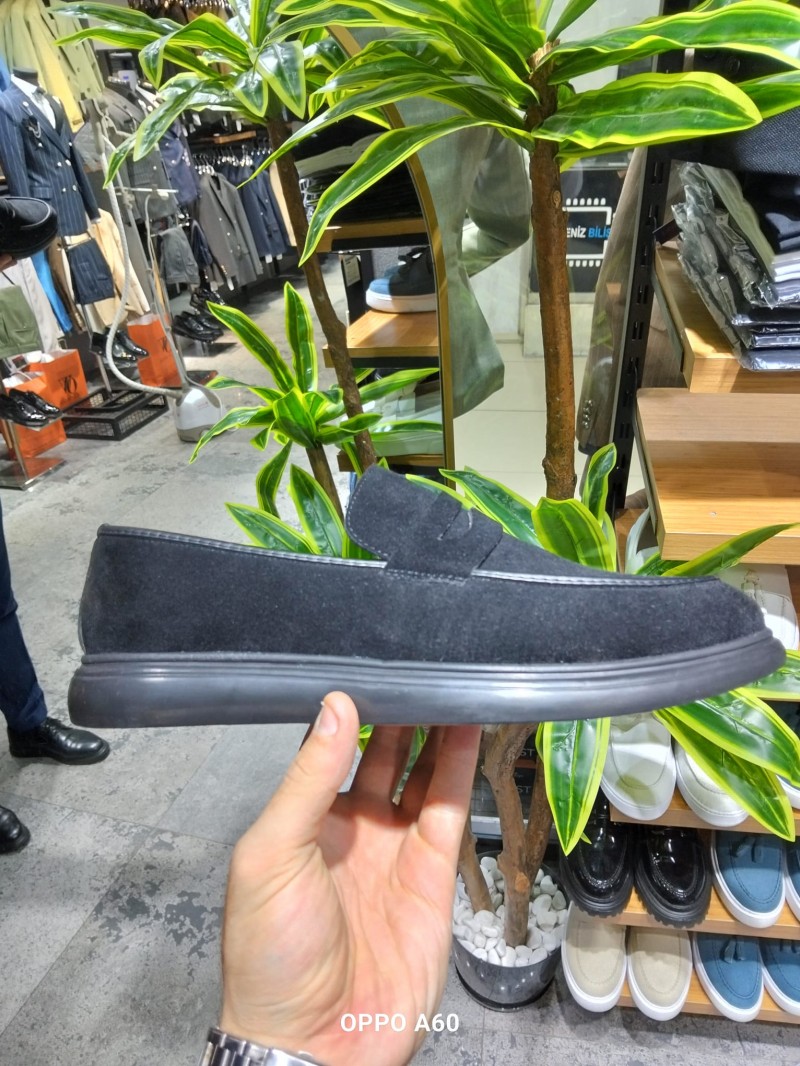 OLD-1500 Siyah Süet Detaylı