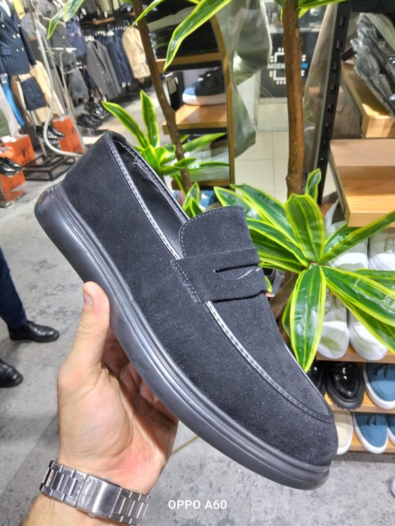 OLD-1500 Siyah Süet Detaylı