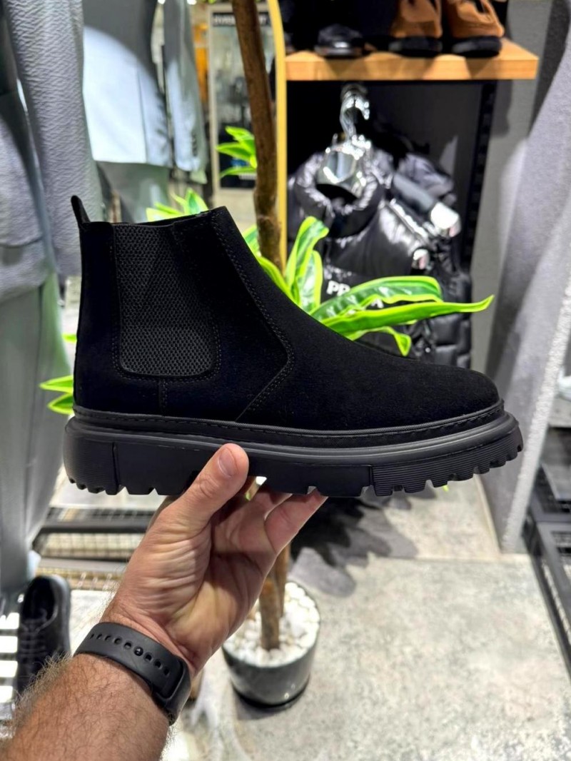 OLD-210 Siyah Süet EvA Taban