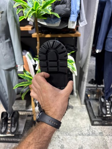 OLD-212 Kahve  Düz Deri EvA Taban