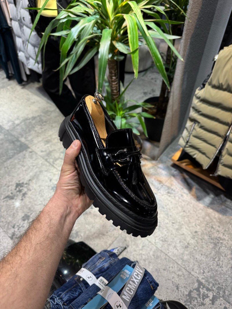 OLD-5001 Toklaı Siyah Rugan